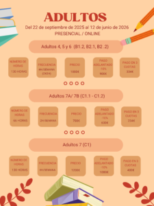 adultos cursos francés