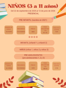 niños infantil cursos francés