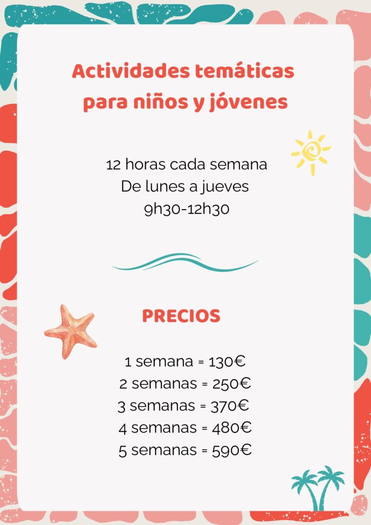 Actividades de verano 2026 2