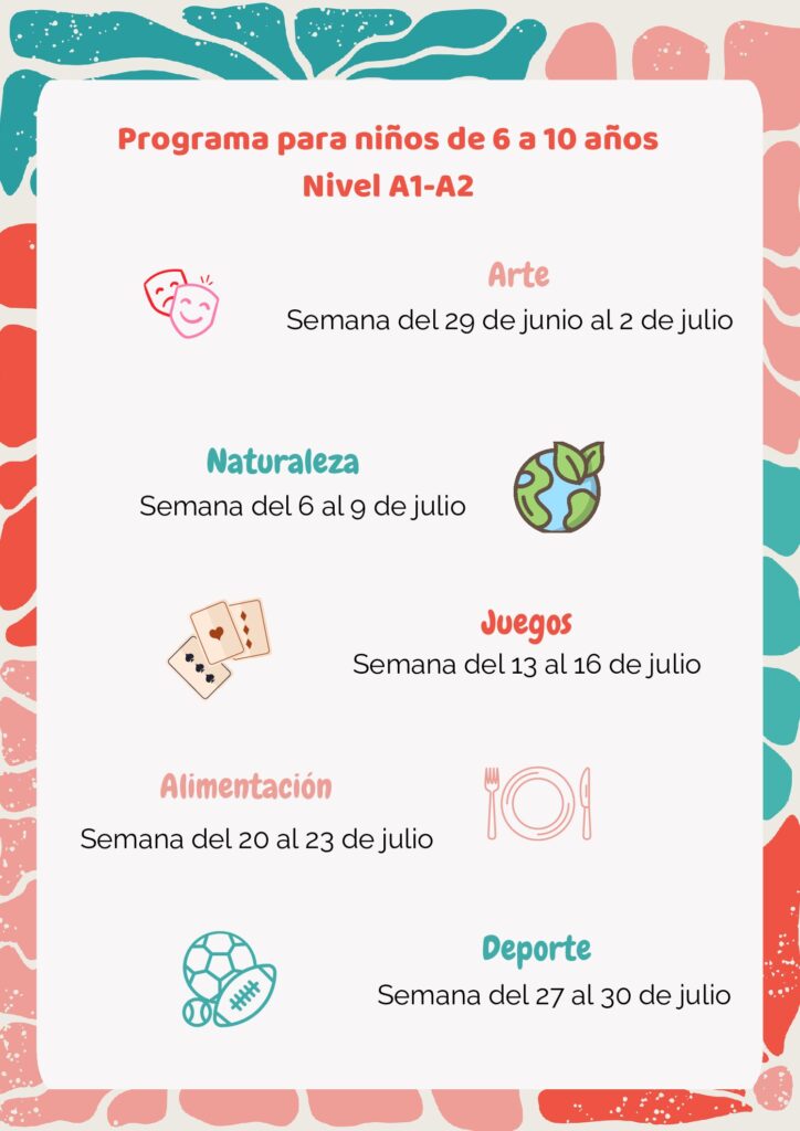 Actividades de verano 2026 4